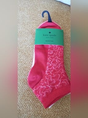 Kate Spade Quarter Socks NWT